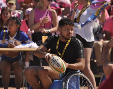 16 équipes sont attendues pour le tournoi de Rugby à VII en fauteuil...