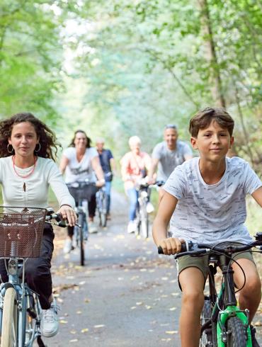 Pistes cyclables dans la forêt de Compiègne