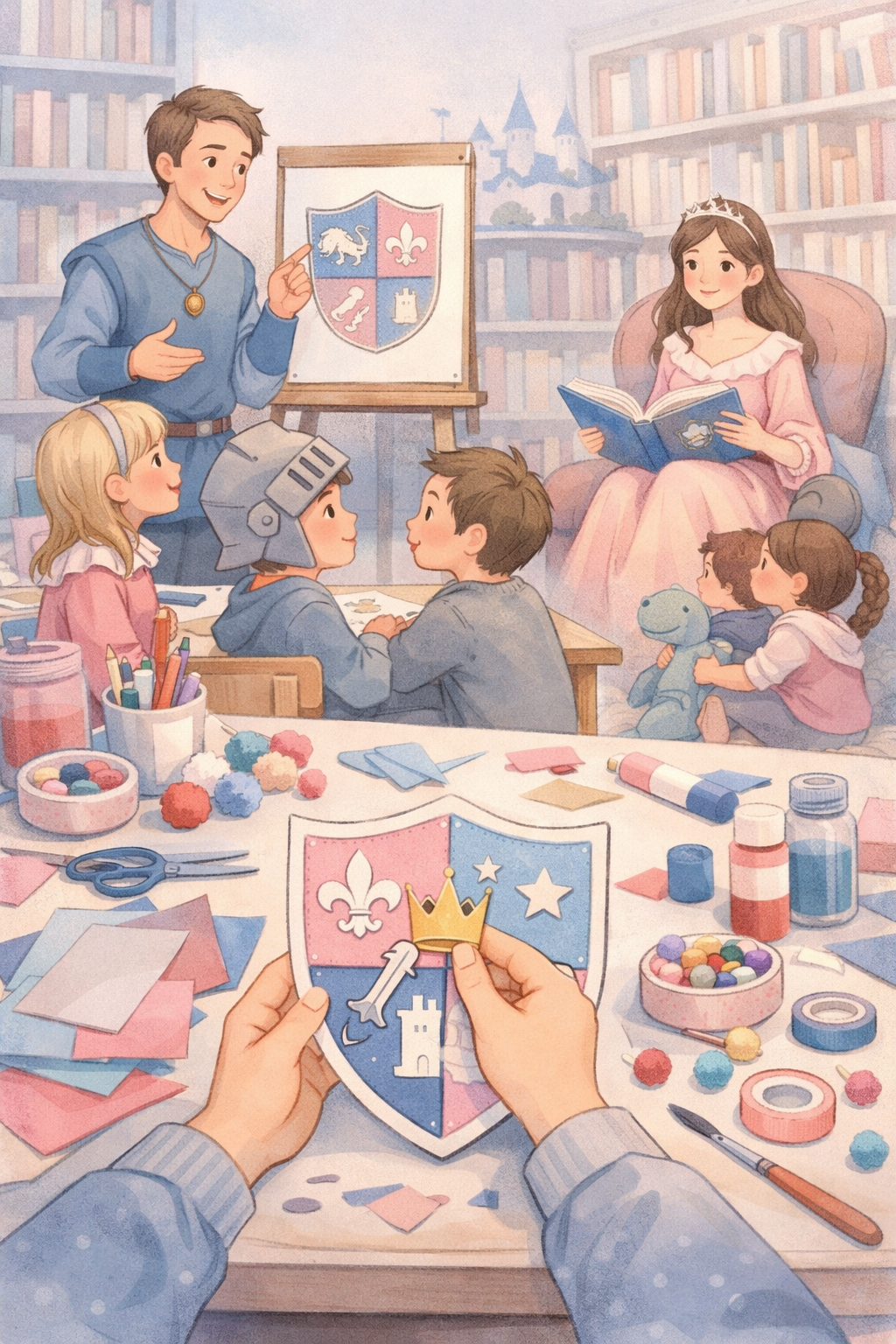 Contes et créations | Crée ton blason !