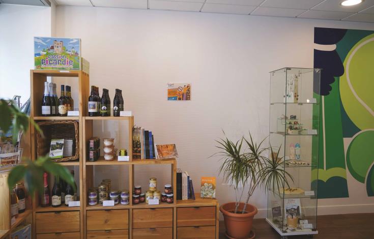 Accueil et boutique de l'Office de Tourisme Creil Sud Oise