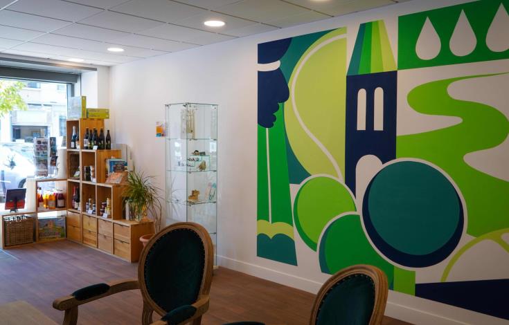 Accueil et boutique de l'Office de Tourisme Creil Sud Oise
