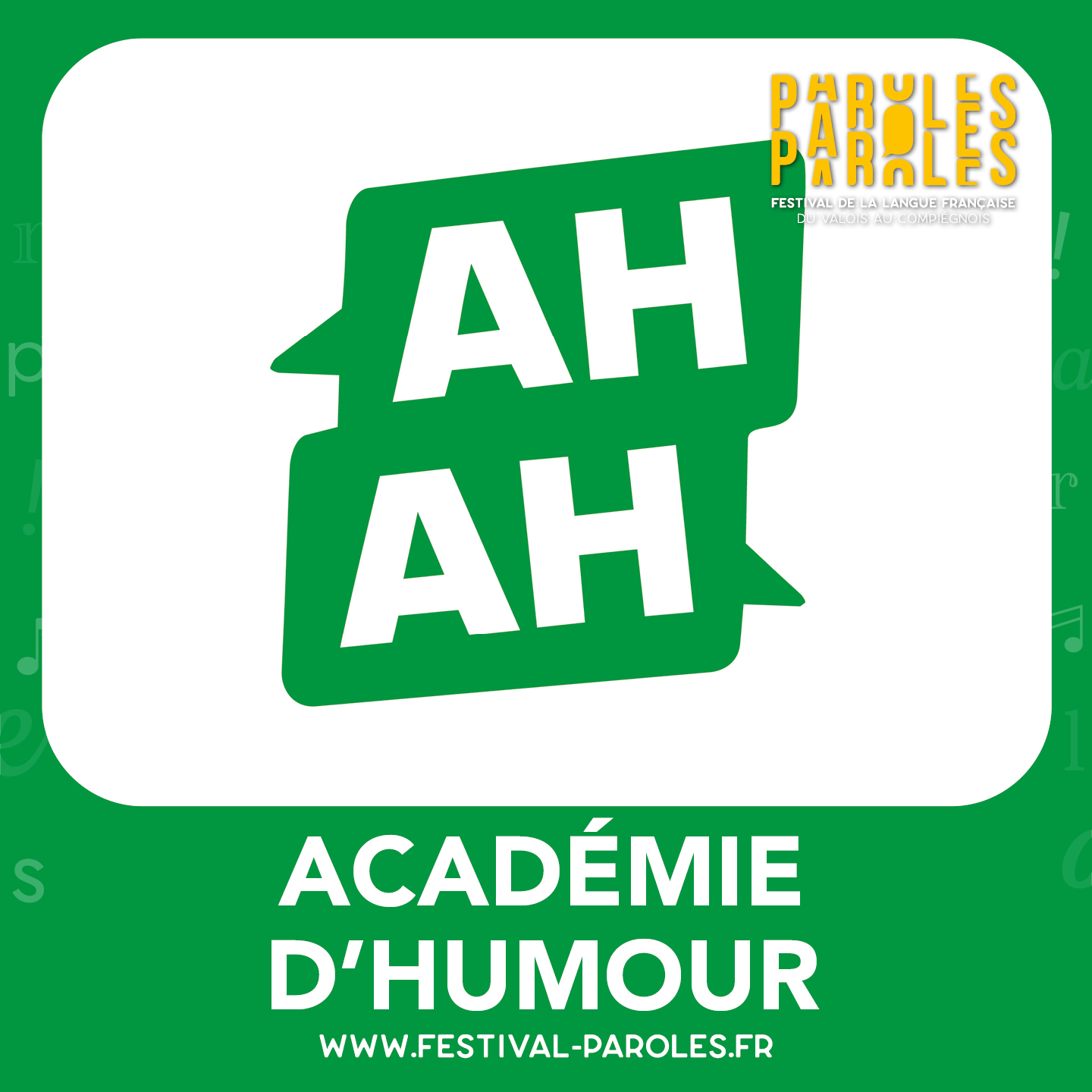 Festival Paroles | Heures joyeuses en humour 