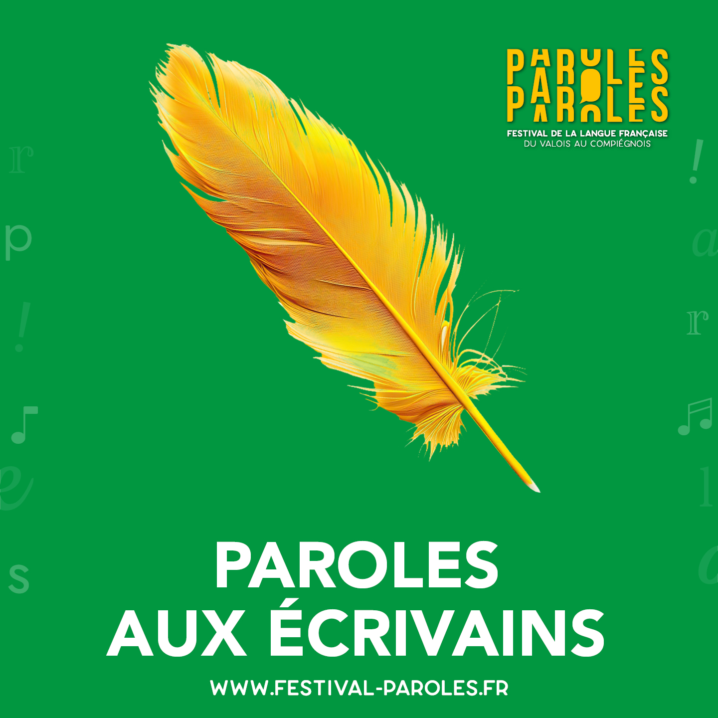 Festival Paroles | Paroles aux écrivains