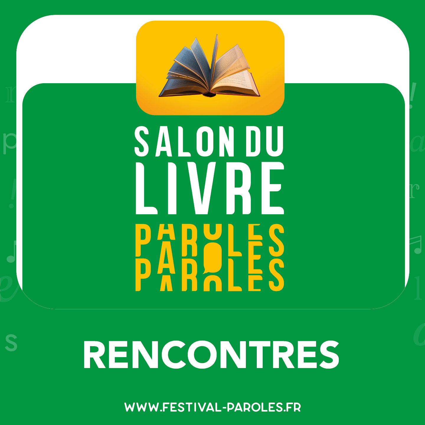 Festival Paroles | Salon du livre