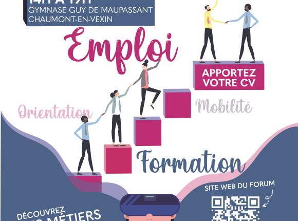 Affiche Forum de l'emploi et de la formation