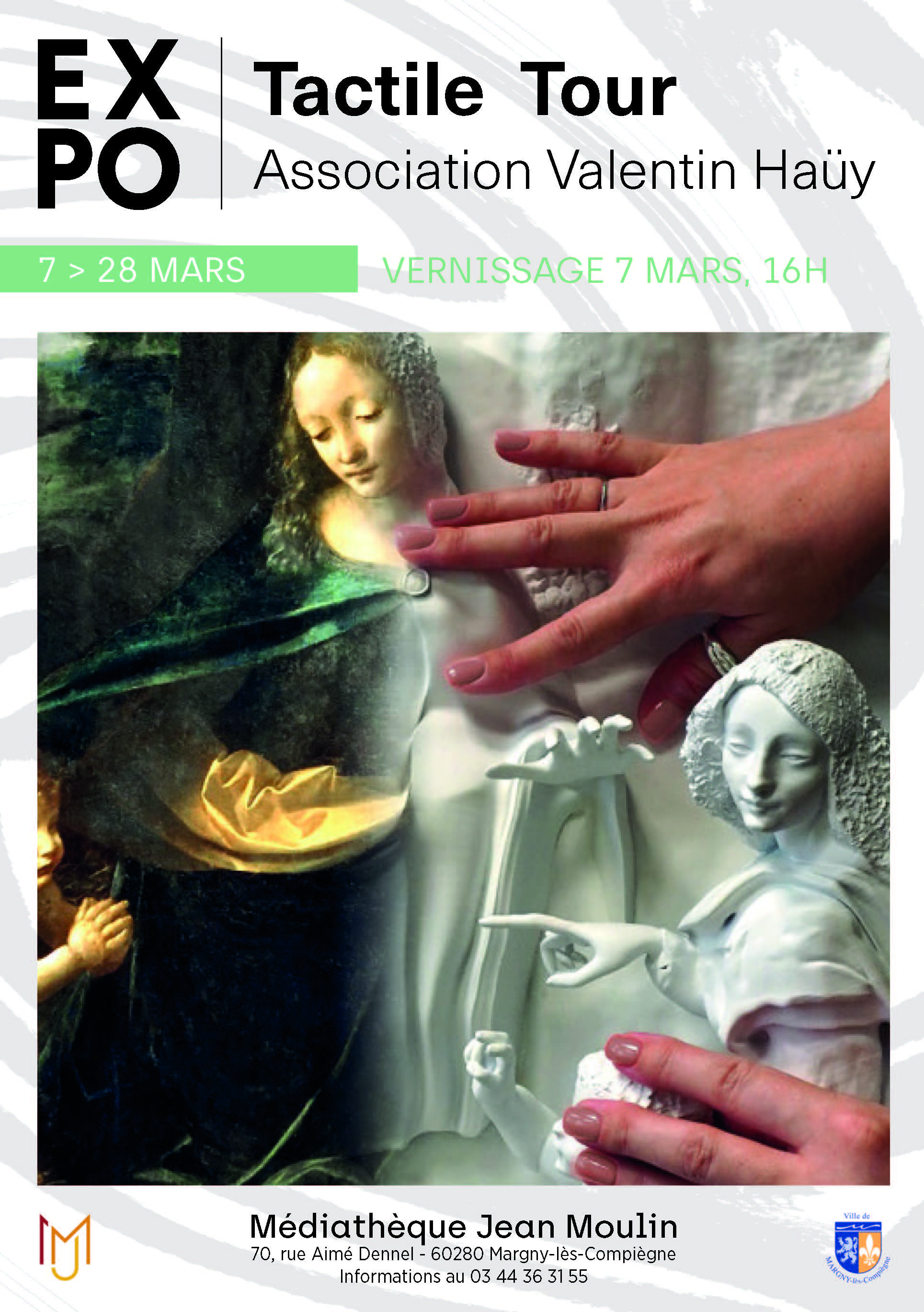 Tactile Tour, une exposition à toucher