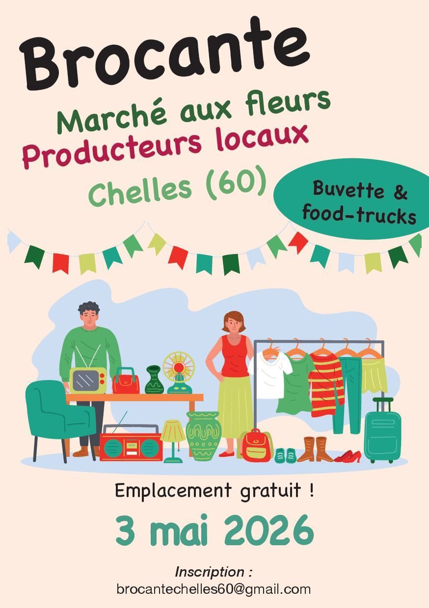 Brocante | Marché aux fleurs & produits locaux