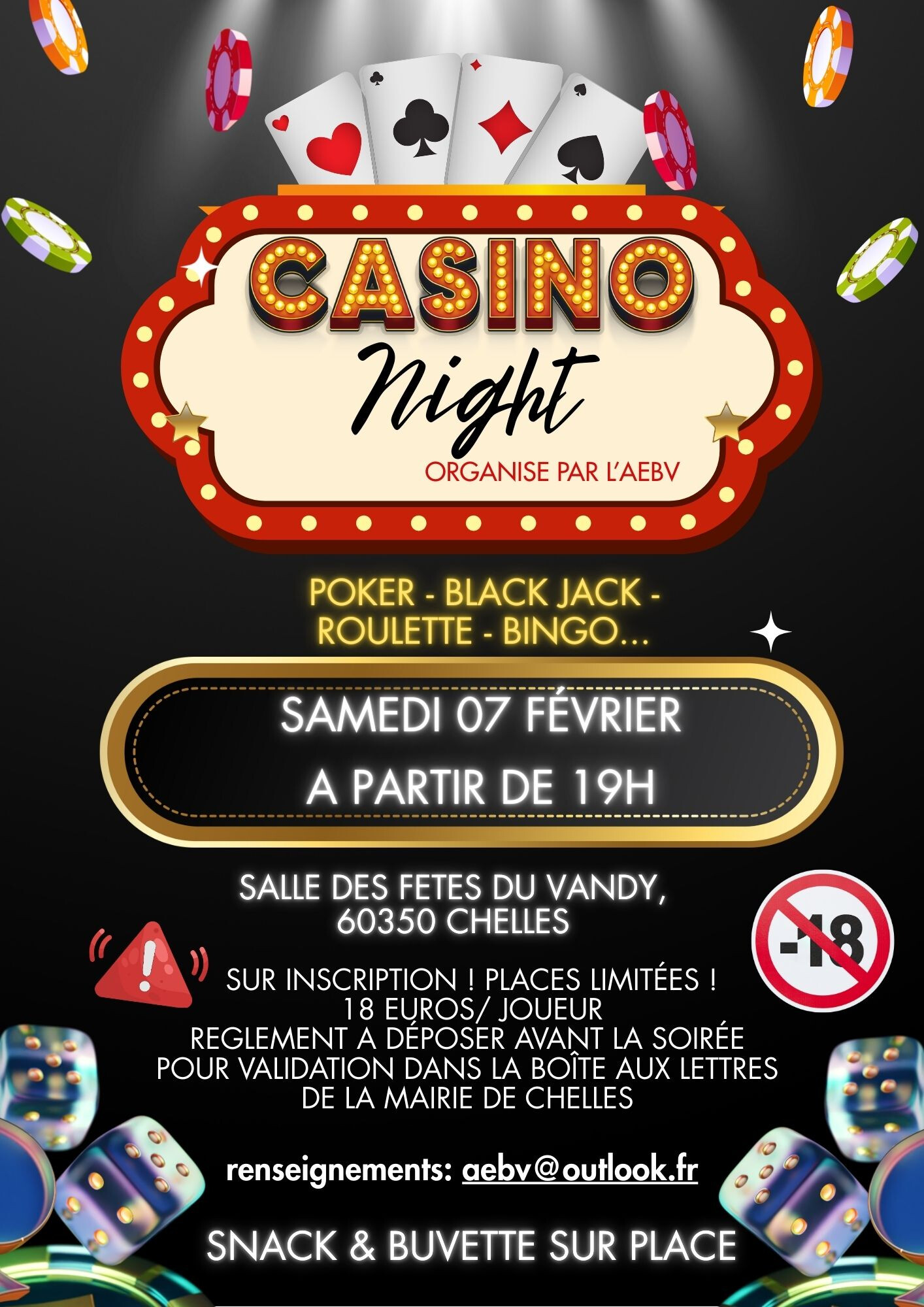 Affiche promotionnelle de Casino Night