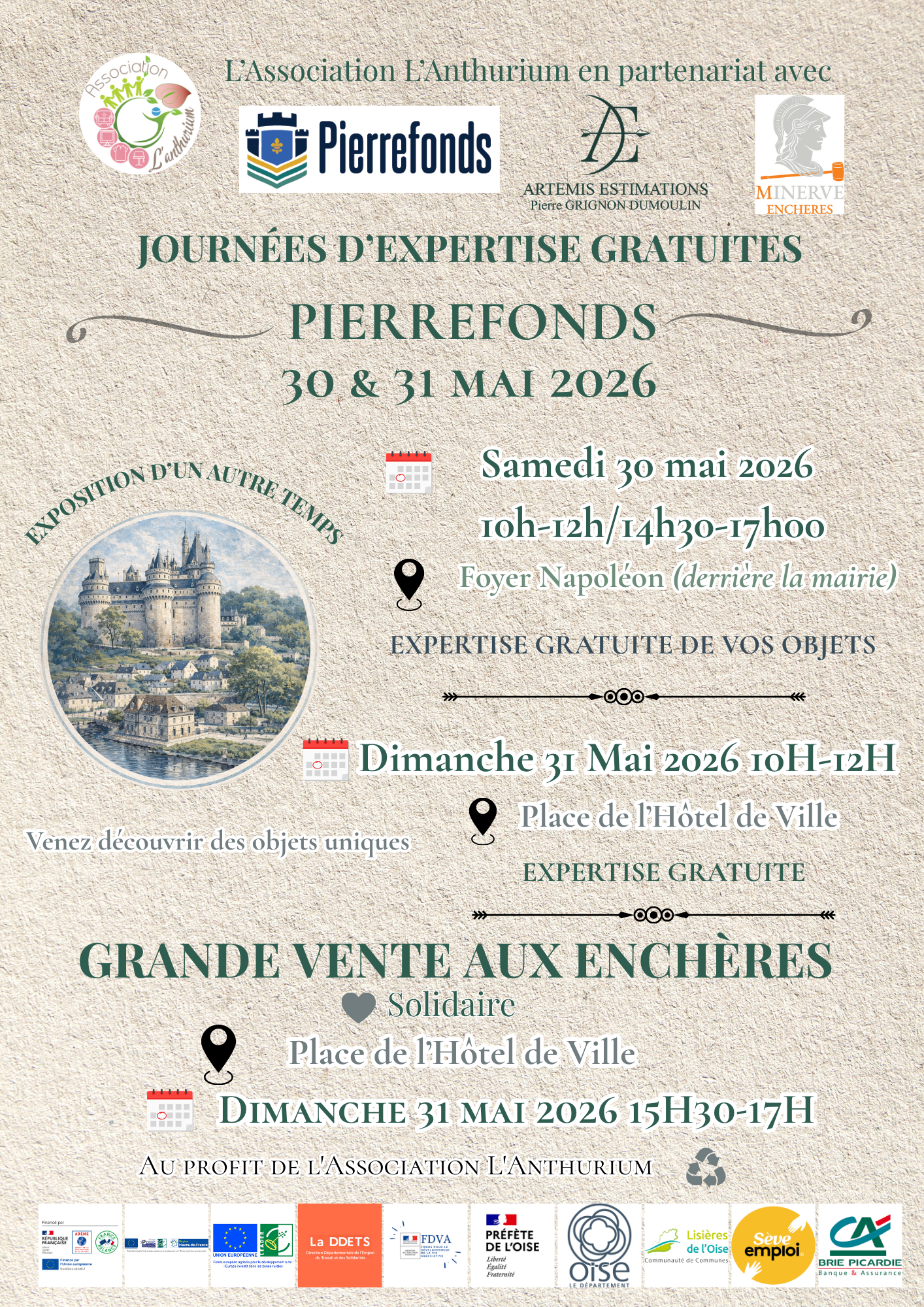 Journées d’expertise et Grande vente aux enchères