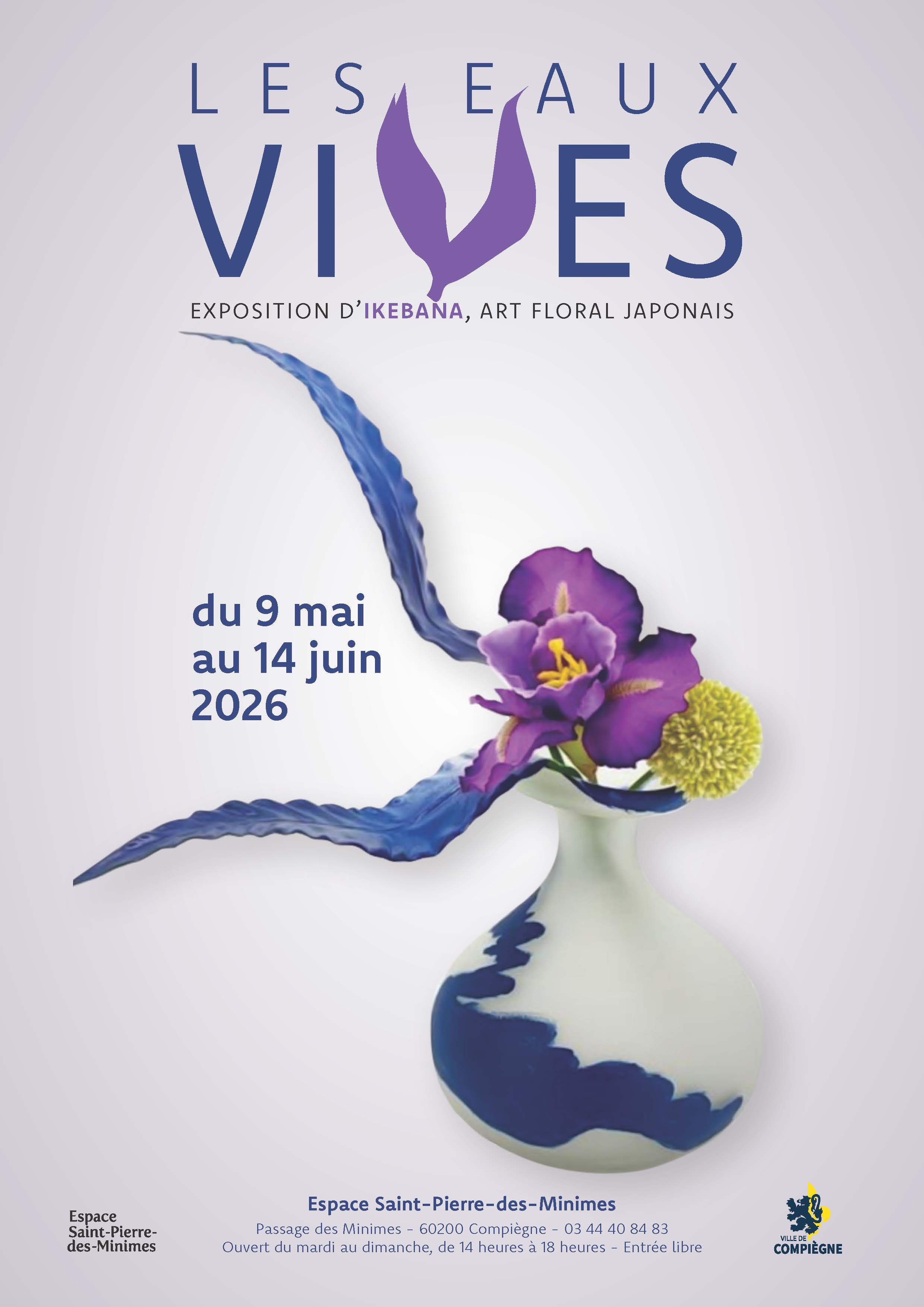 Les eaux vives | Exposition d’Ikebana, art floral japonais