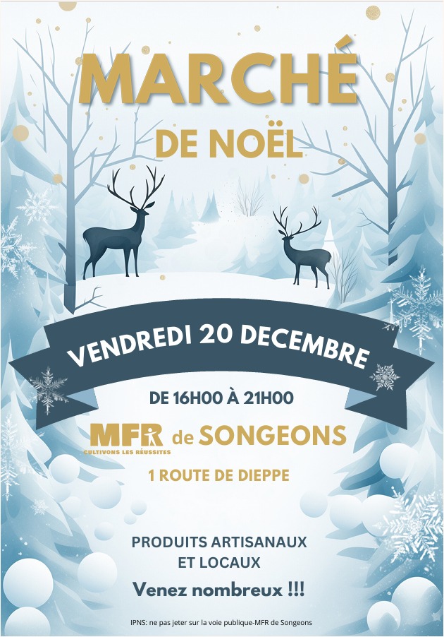 Marché de Noël de la MFR de Songeons