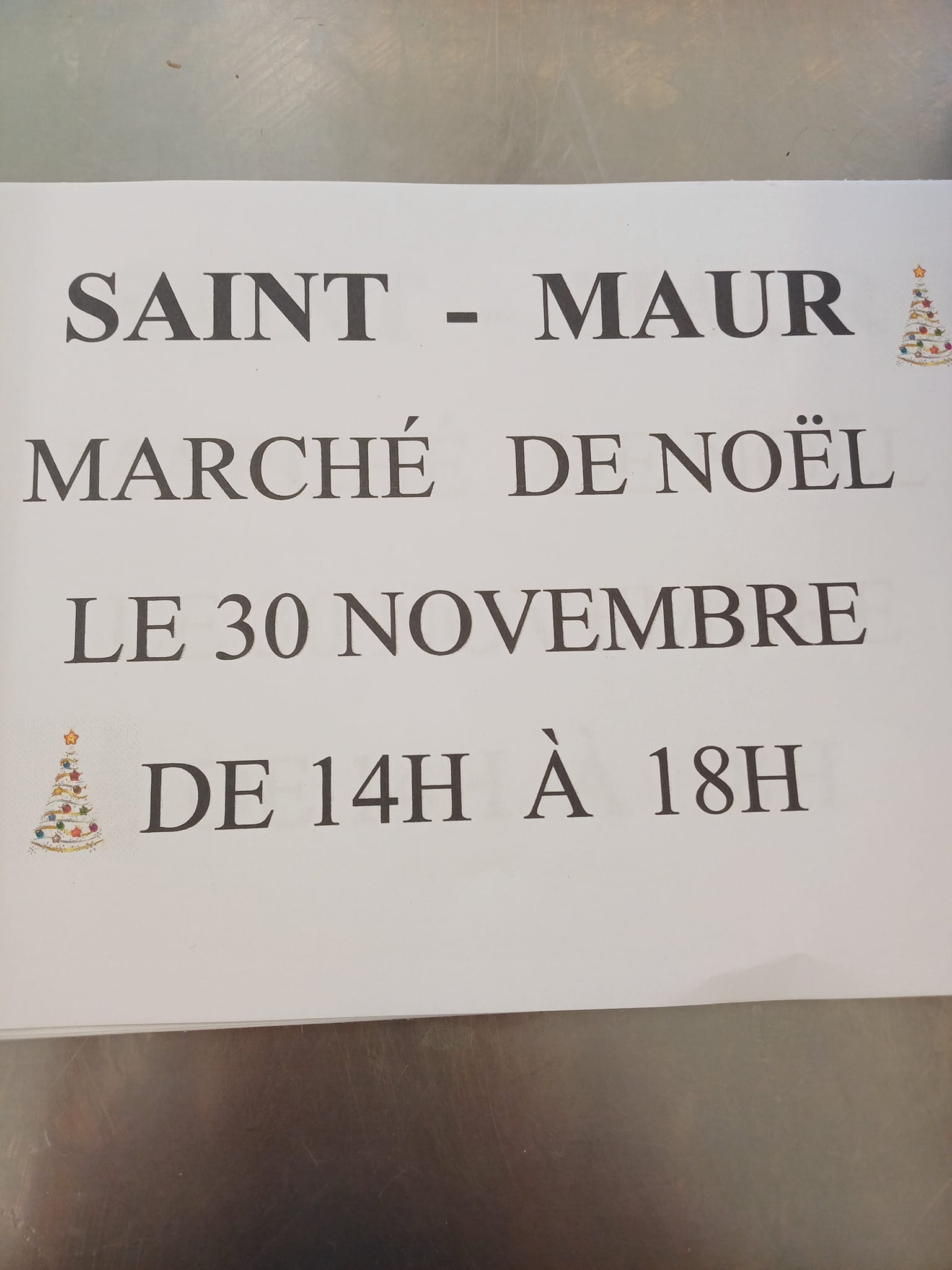 Marché de Noël à Saint Maur