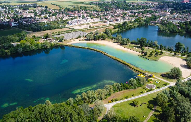 Baignade à la Base de Loisirs de Saint-Leu-d'Esserent