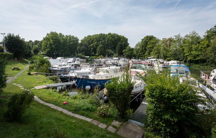 Bords de l'Oise_Port à bateaux_© Bruno Beucher - Oise Tourisme_Droits jusqu'au 08.09.2027