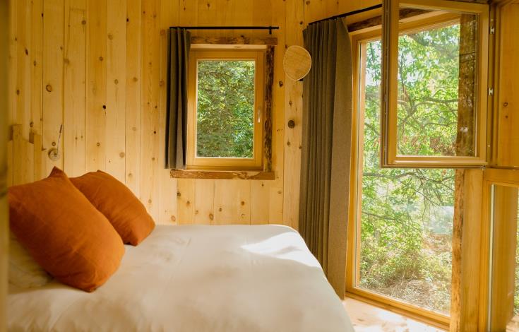 Chambre d'une cabane