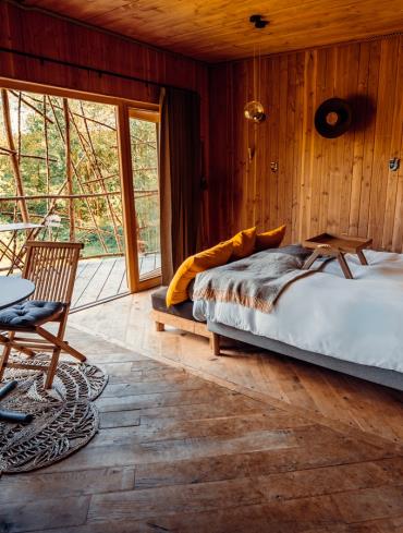 Chambres tout équipées - Cabanes de La Réserve