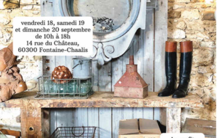 Brocante et créateurs au jardin