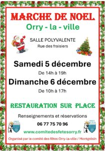 Marché de Noël d'Orry-la-Ville