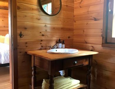 Chalet lavande salle d'eau