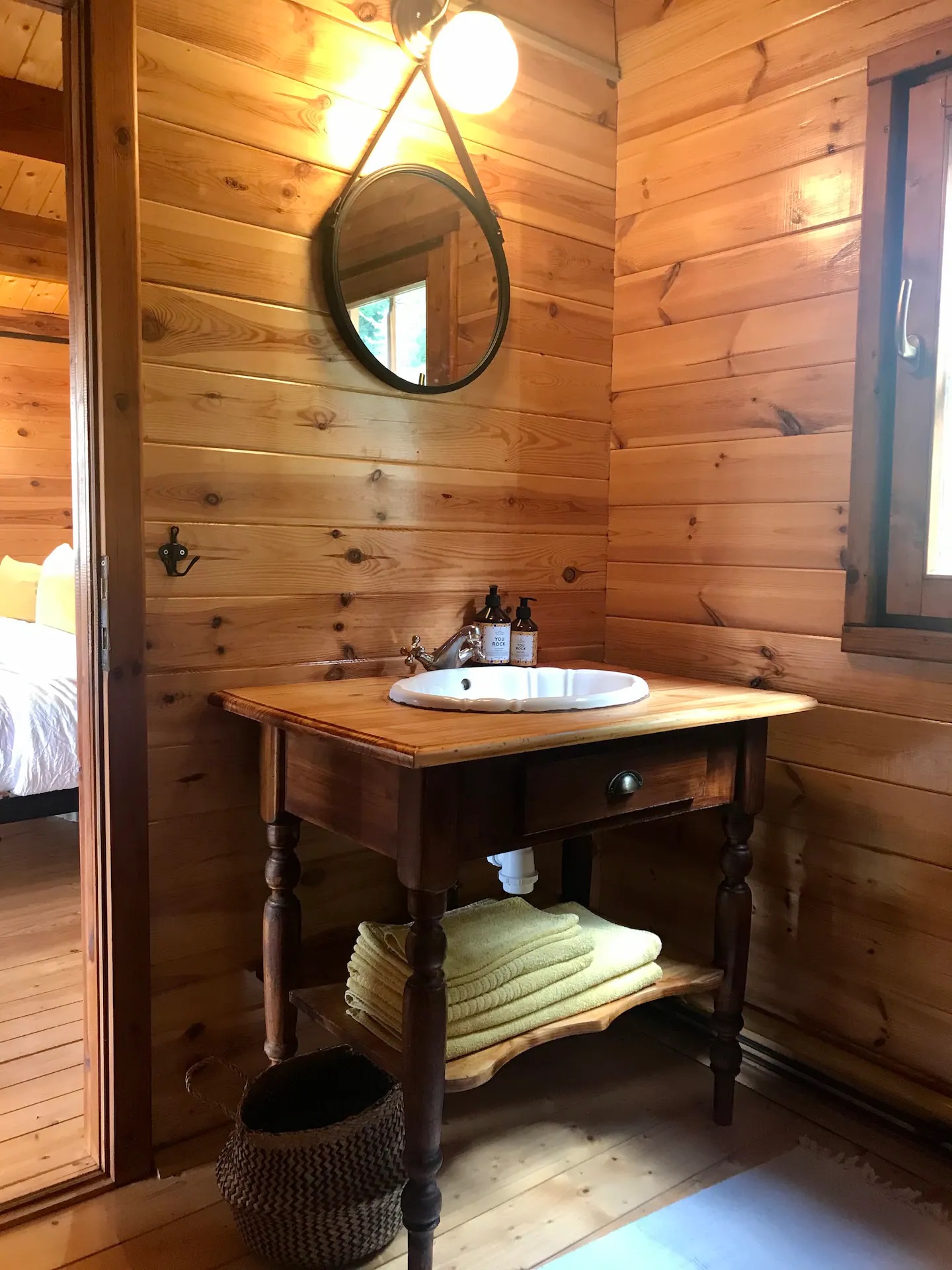 Chalet lavande salle d'eau