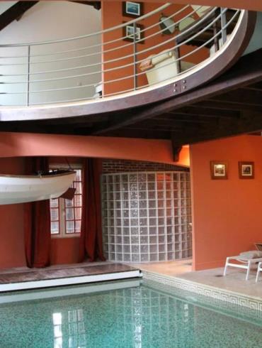 Chambre côté piscine_© Les Jardins Carnot_Site internet