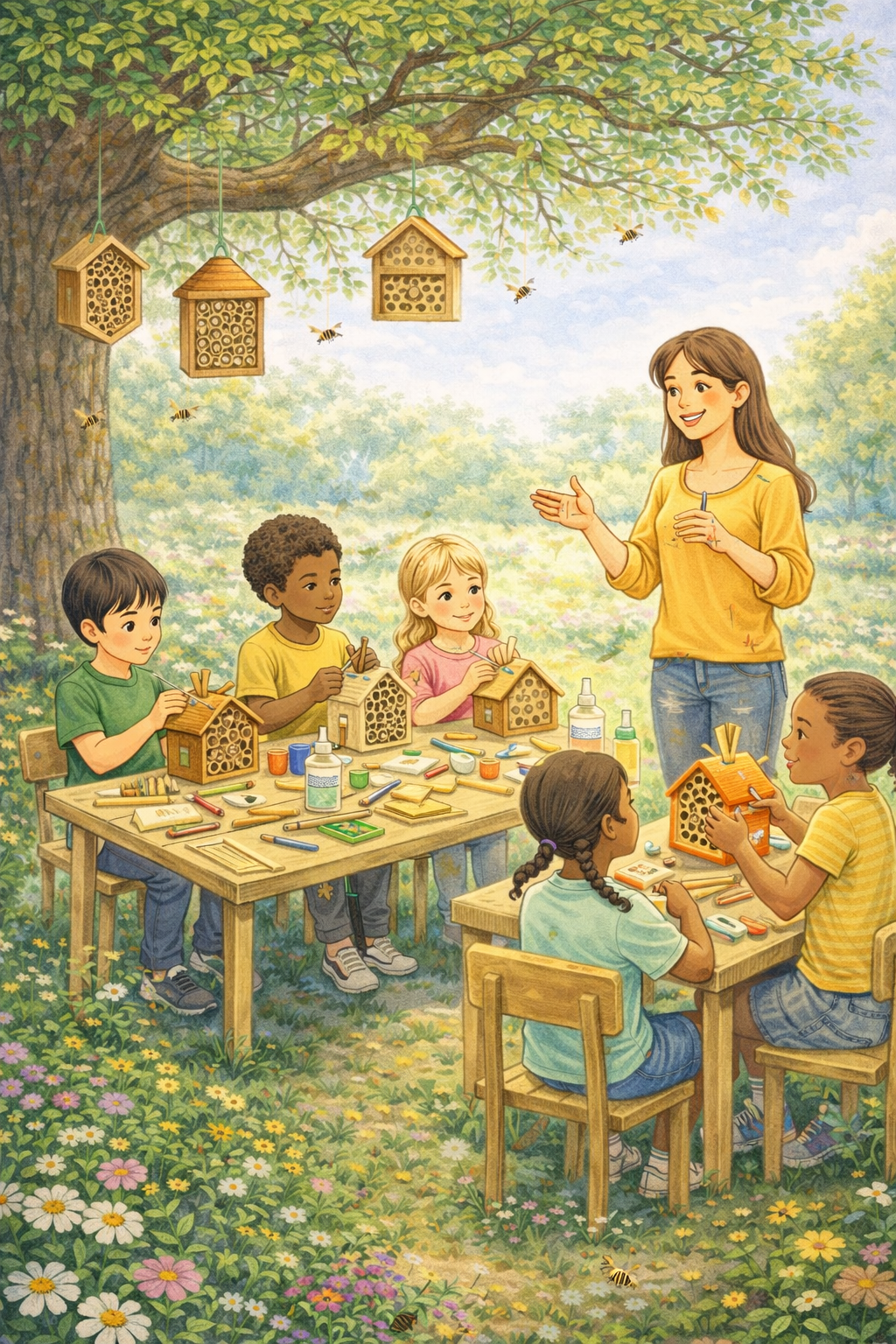 Bois et biodiversité | Un abri pour les abeilles solitaires !