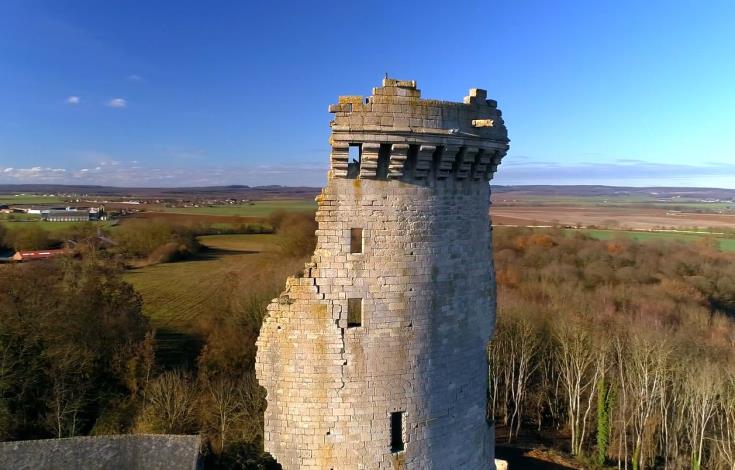 Chateau vu par drone3