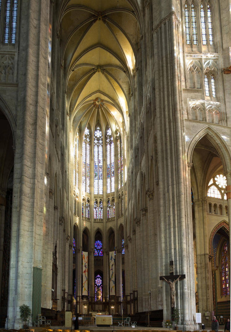Le choeur de la cathedrale St-Pierre de Beauvais, crédit photo : © J-F Madre - ABC