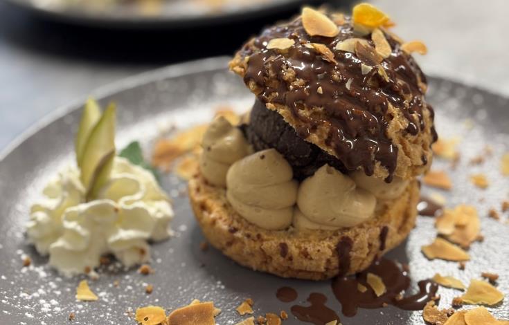 Choux choco-café