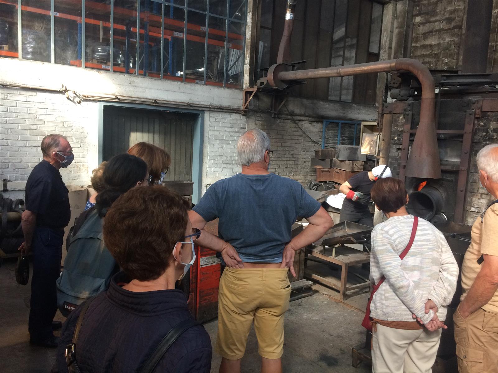 Visite de la salle des machines