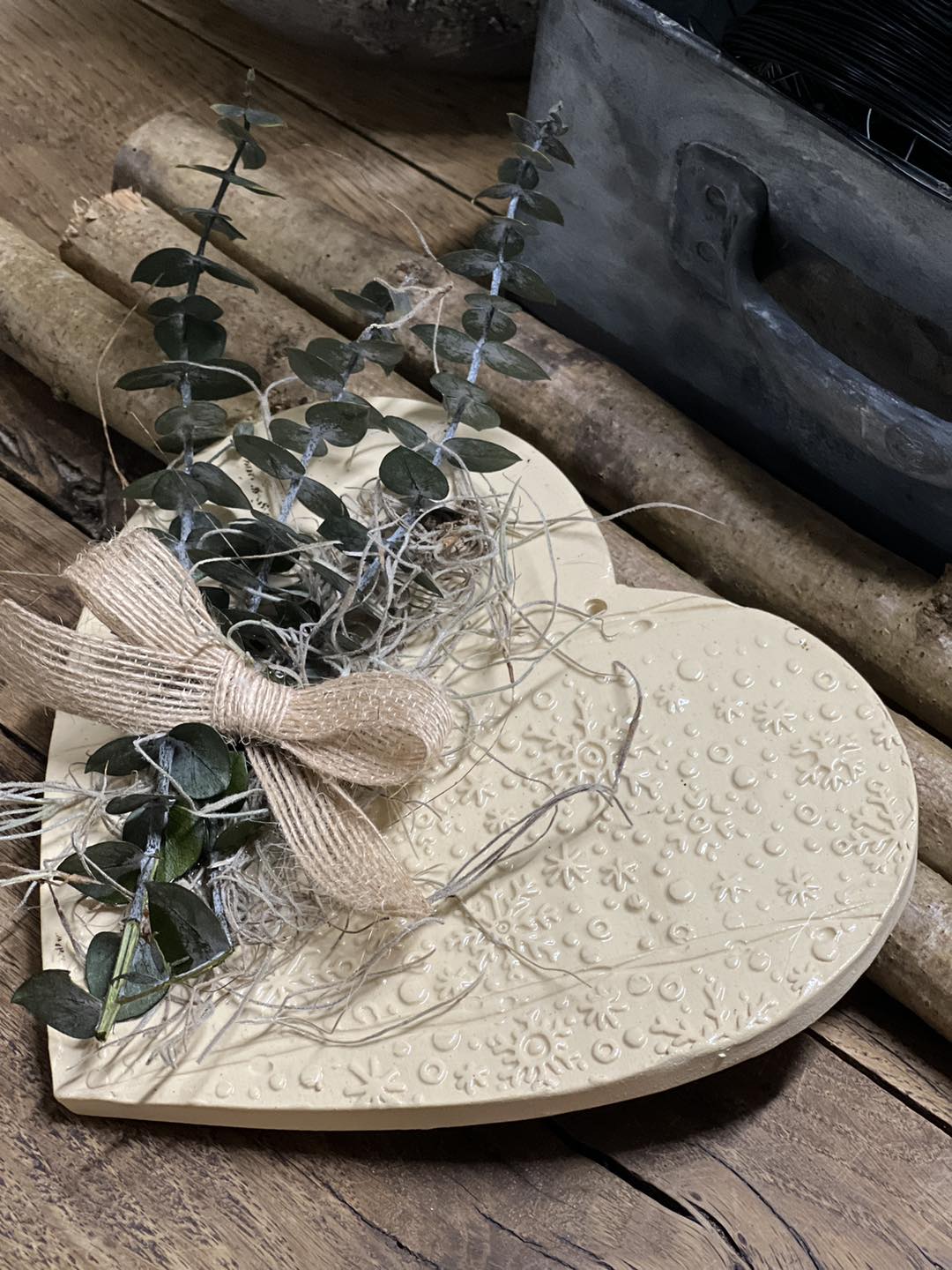 Coeur en poterie