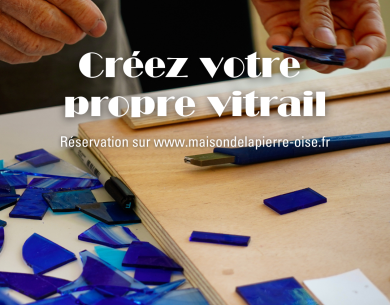 Stage vitrail à la Maison de la Pierre