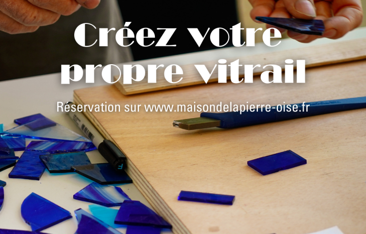 Stage vitrail à la Maison de la Pierre