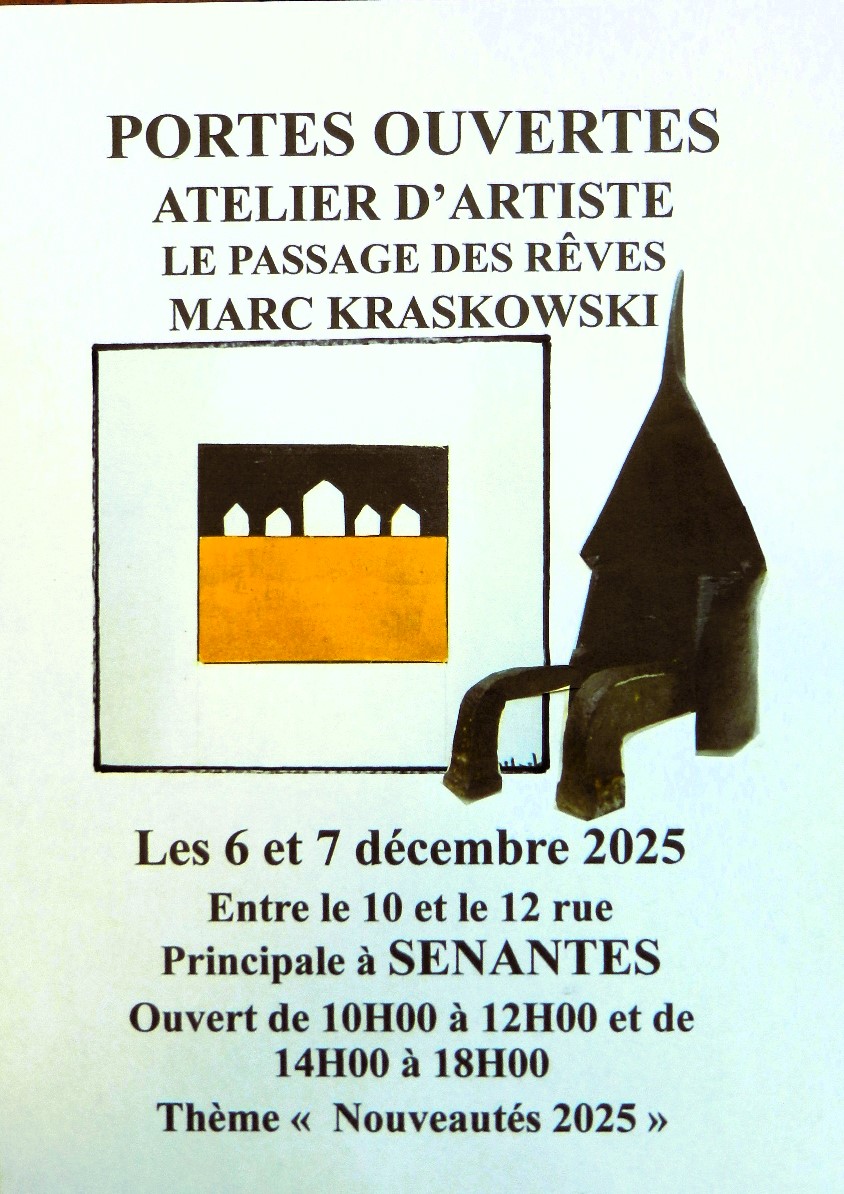 Portes ouvertes atelier d’artiste “Le passage des Rêves”