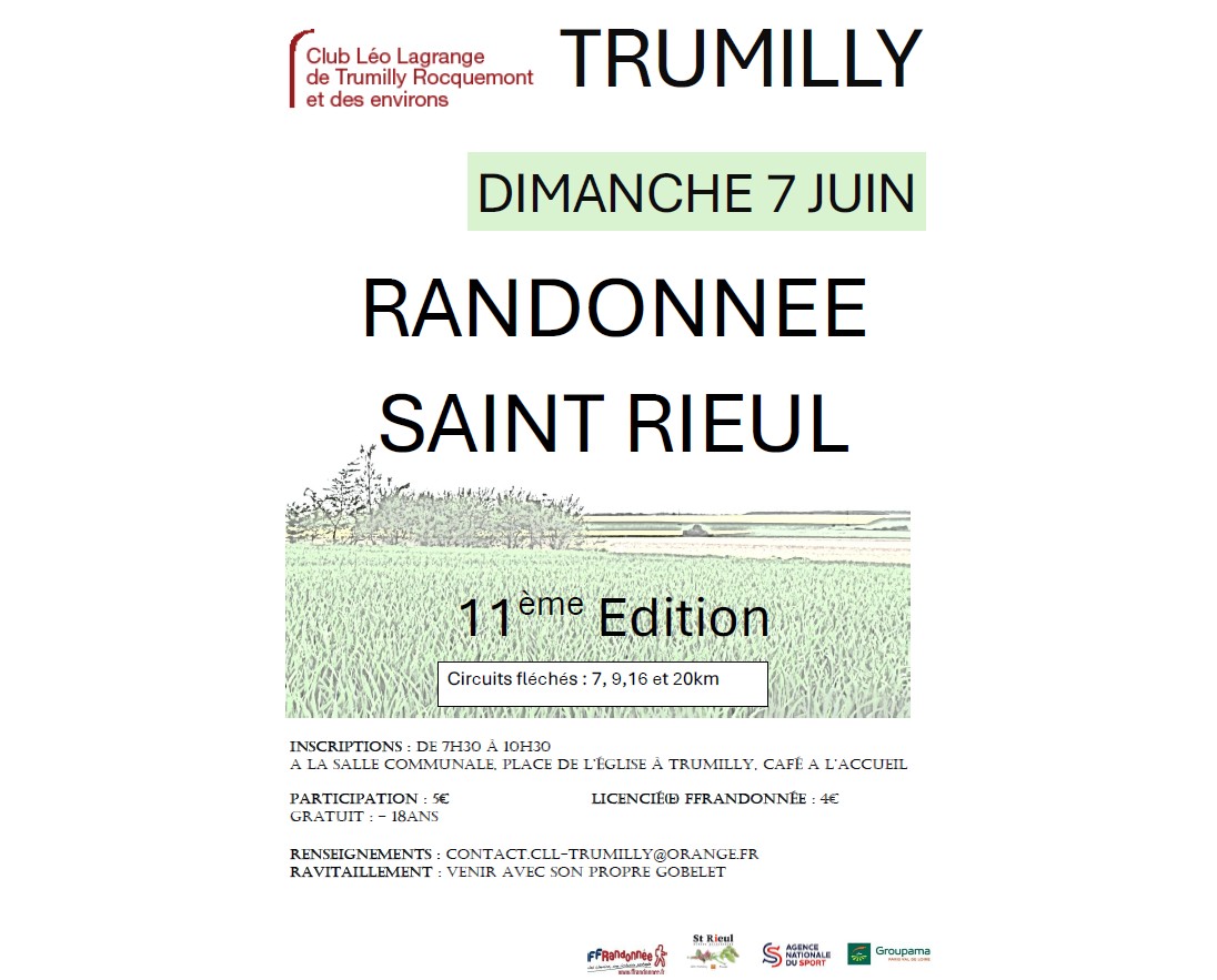 FLYER RANDONNEE Saint Rieul 2026 modifié