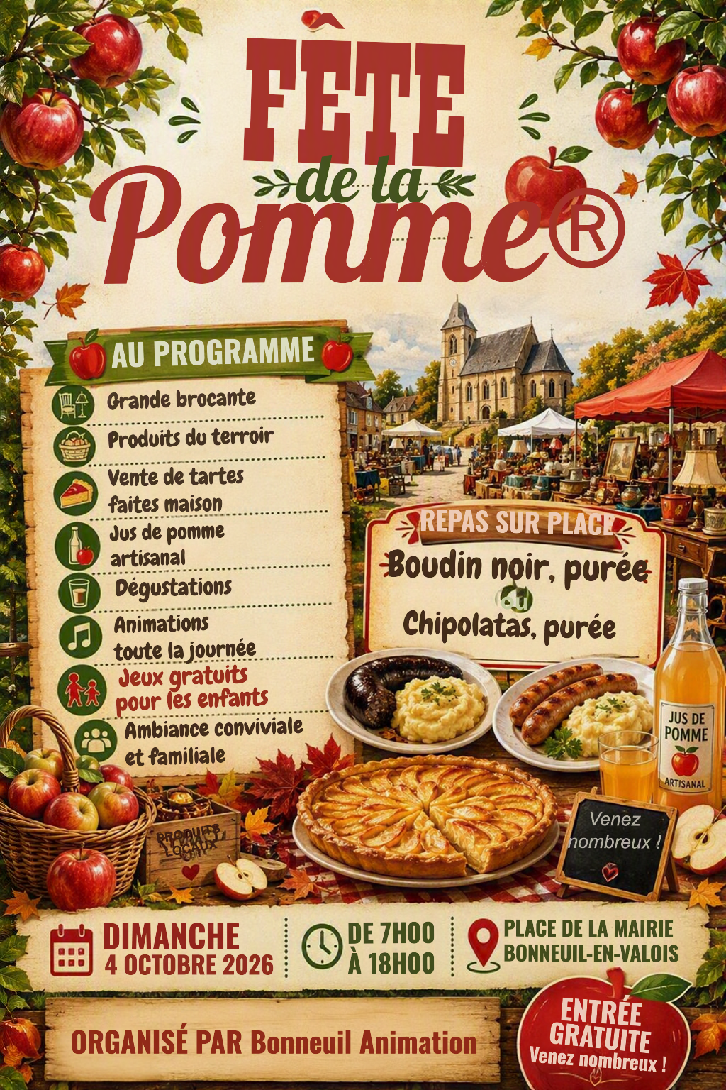 FĂȘte de la pomme Bonneuil - 4 oct