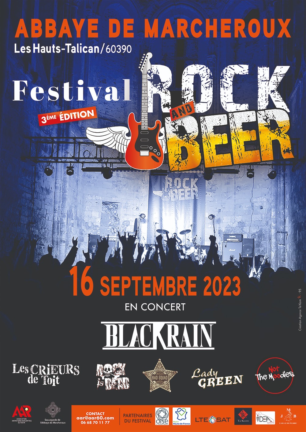 Festival Rock & Beer à l'abbaye de Marcheroux