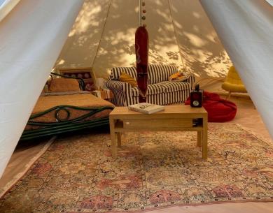 CONCHY LES POTS La Ferme des Tilleuls - Tente Mongole