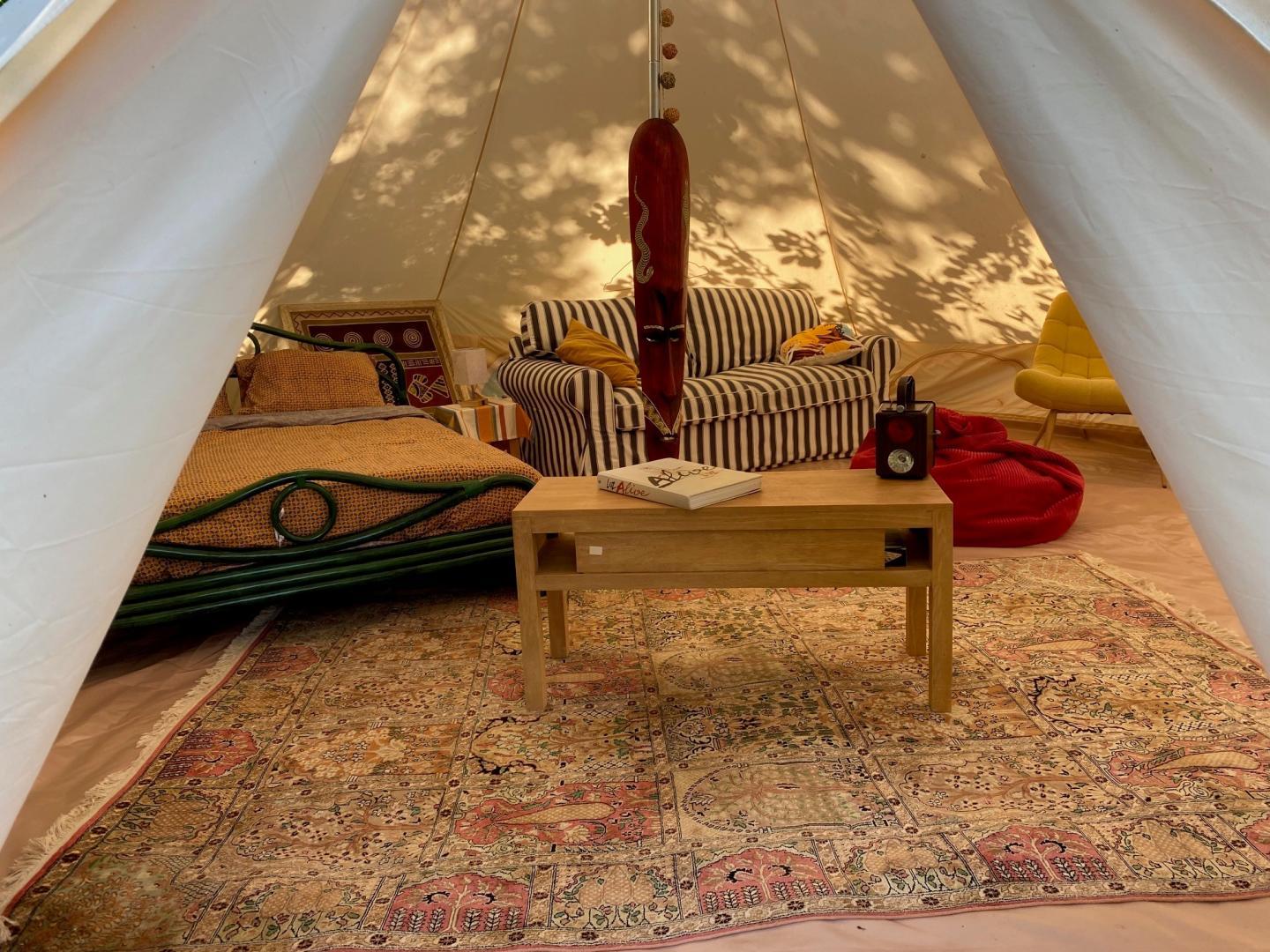 CONCHY LES POTS La Ferme des Tilleuls - Tente Mongole