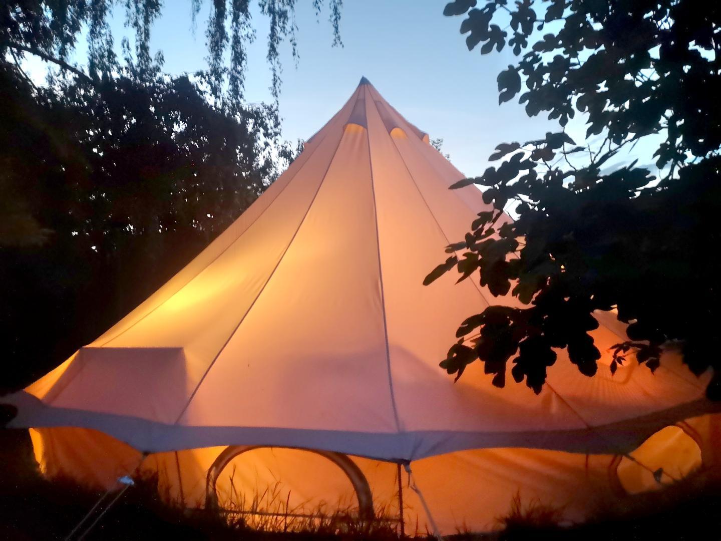 CONCHY LES POTS La Ferme des Tilleuls - Tente Mongole