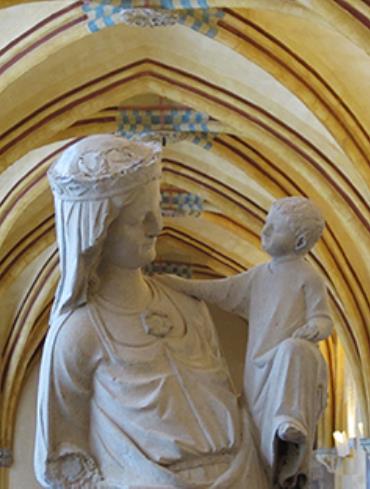 Vierge au pied d'argent, musée du Cloître Saint-Corneille