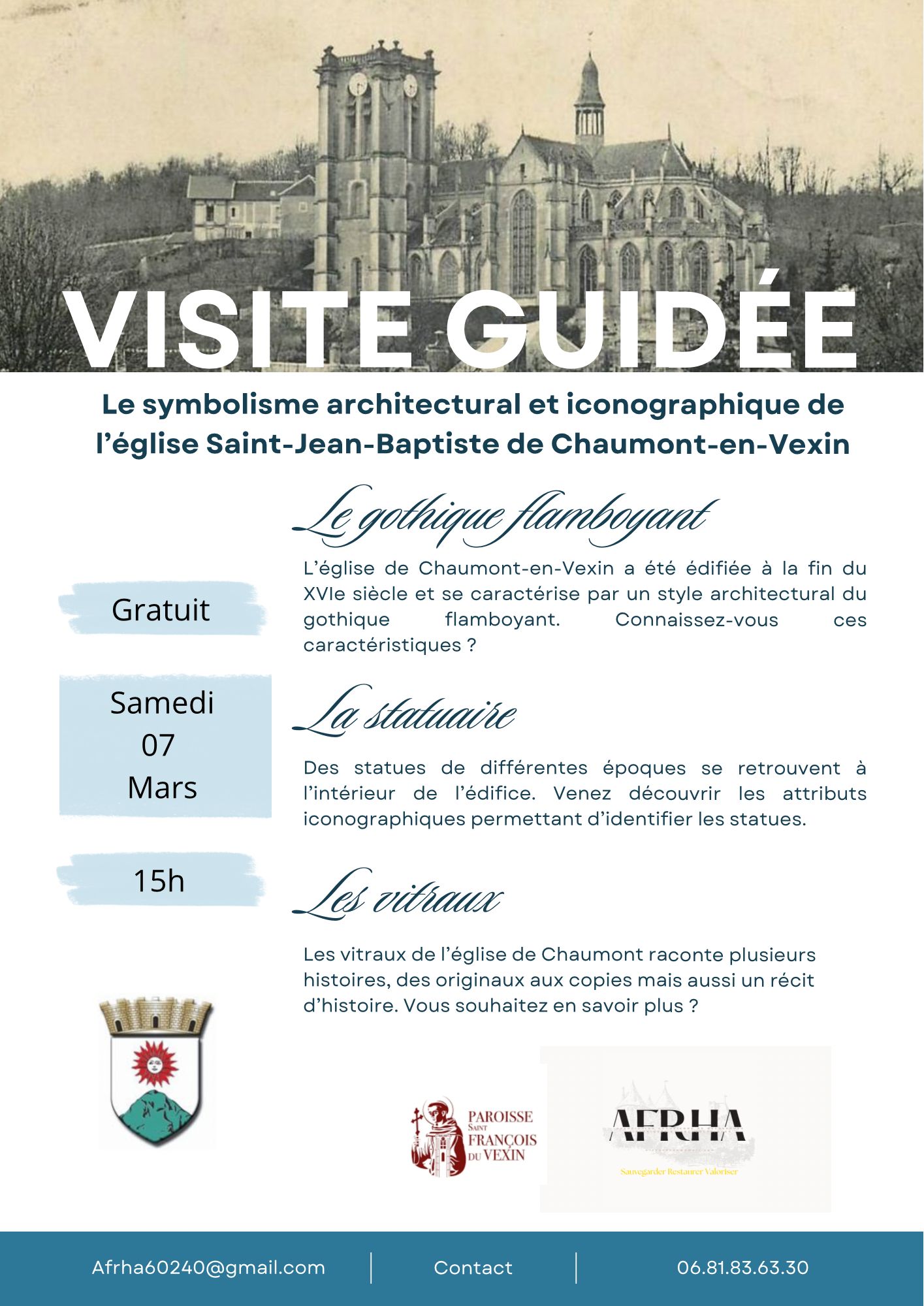 Affiche visite guidée