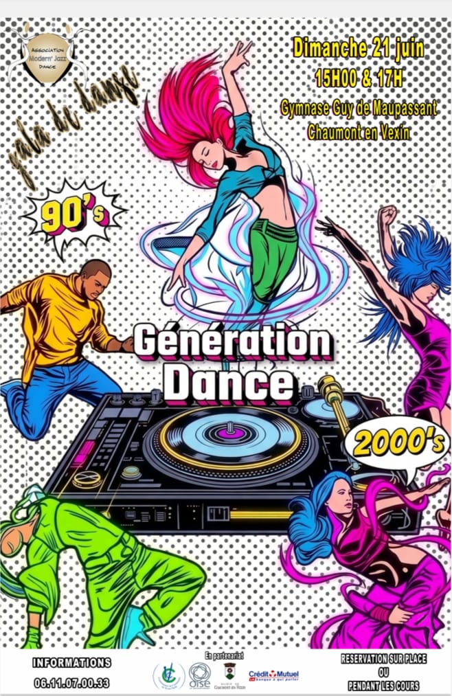 Affiche gala de danse