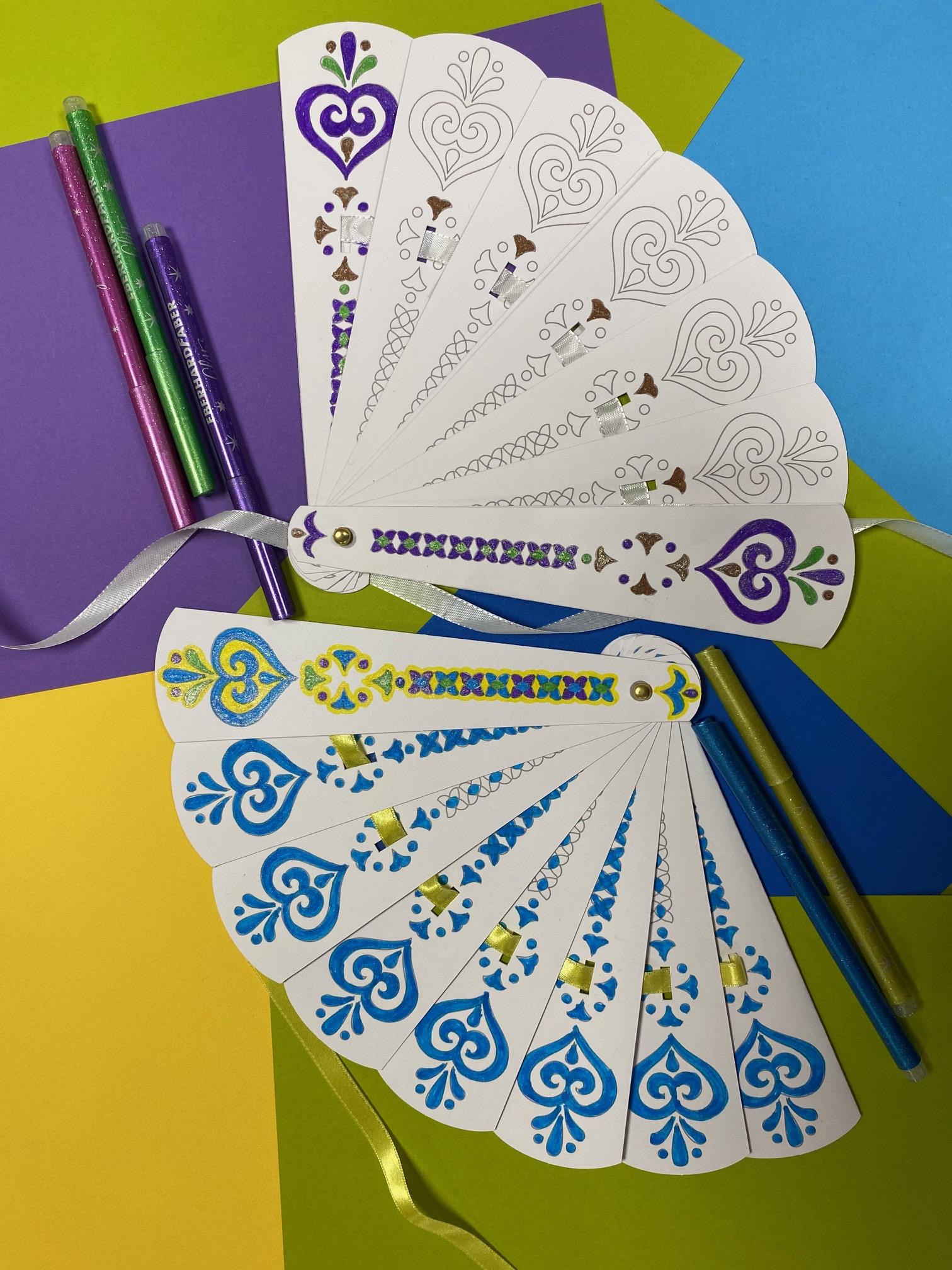 Vacances d’hiver : Atelier créatif “Éventail carnaval”