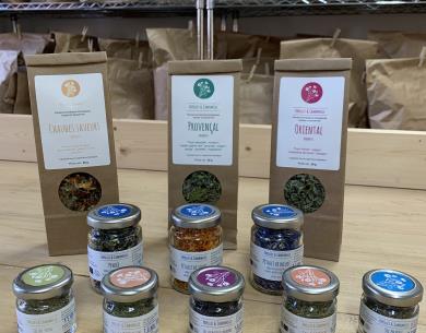 aromates et sels aux plantes