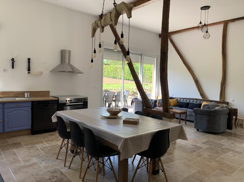 Cuisine et pièce de vie