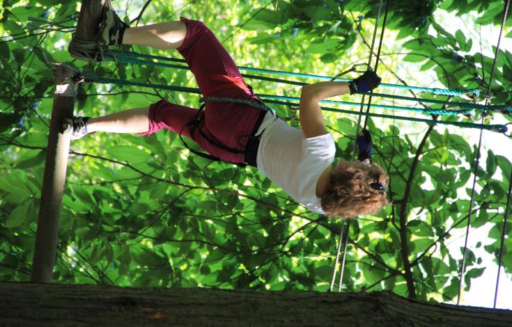 Accrobranche au Parc des Loups à Saint-Leu-d'Esserent