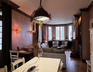 Salon + salle petit déjeuner