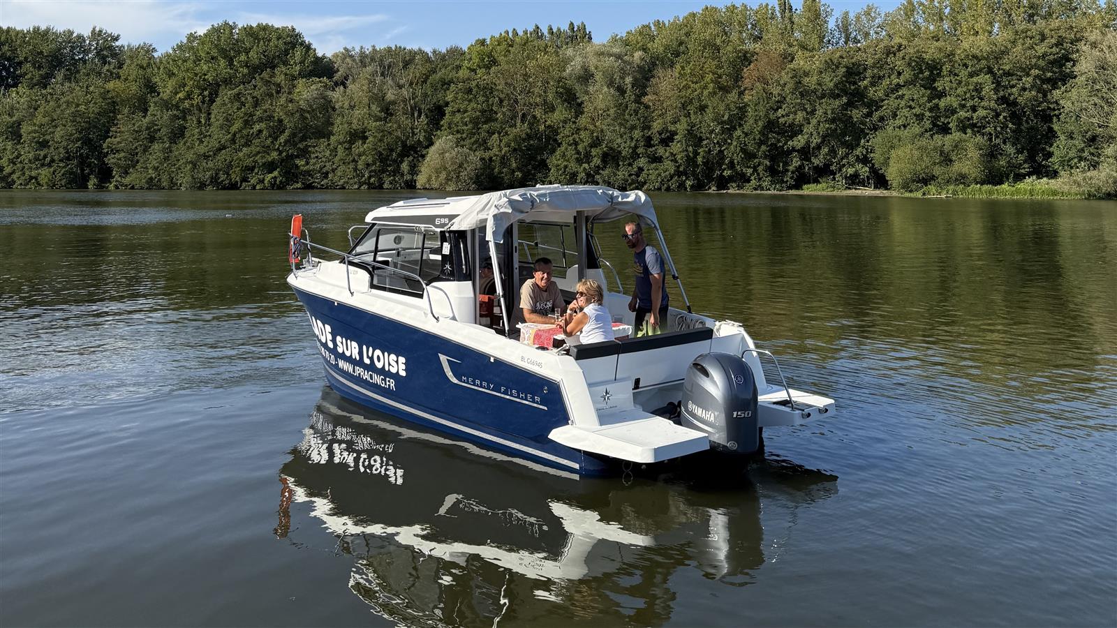 JP Racing, balade en bateau sur l'Oise