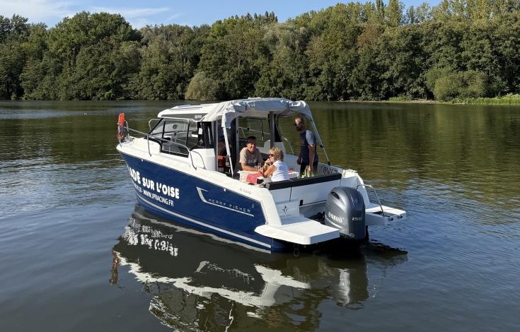 JP Racing, balade en bateau sur l'Oise